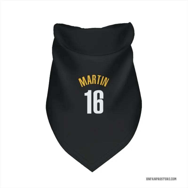 Jaylen Martin Yellow Brooklyn Nets Black Cat & Dog Pet Bandana